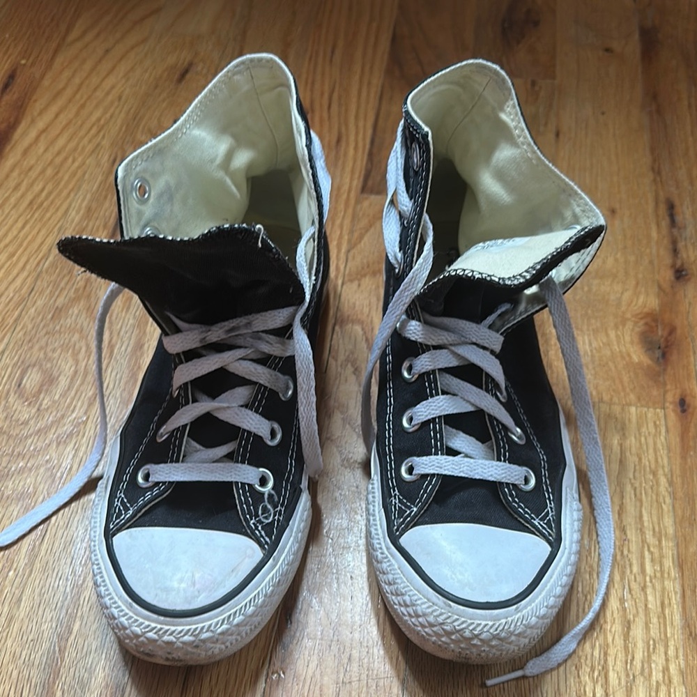 Converse Black and White Chuck Taylor Sneakers